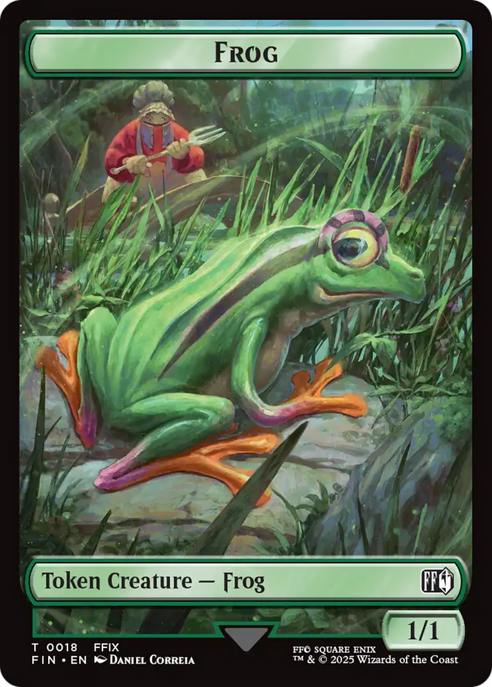 Hero (0008) // Frog Double-Sided Token [FINAL FANTASY Tokens]