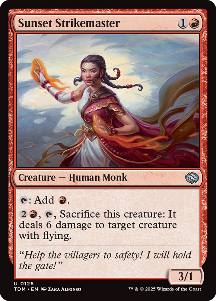 Sunset Strikemaster [Tarkir: Dragonstorm]