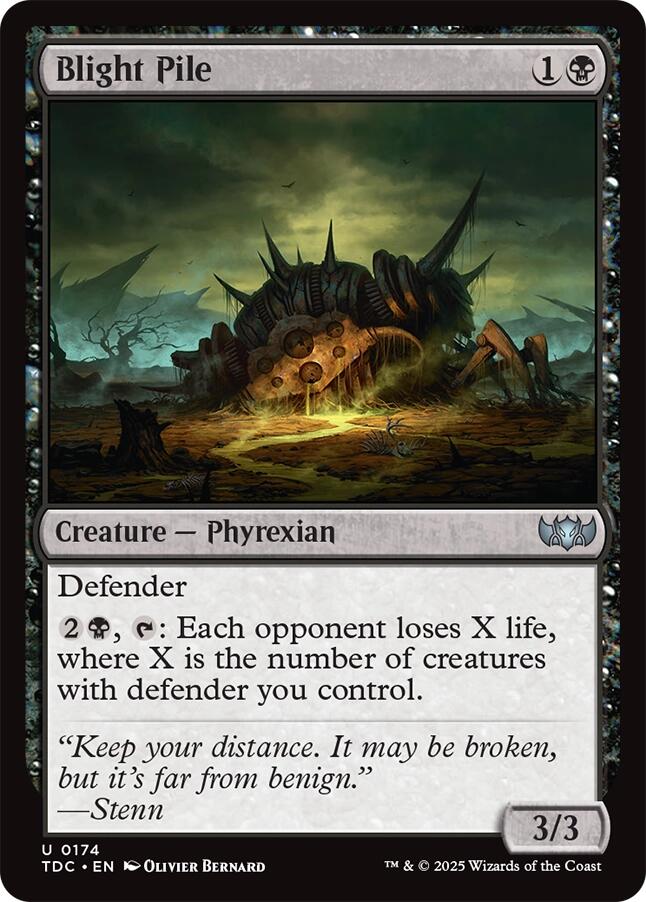 Blight Pile [Tarkir: Dragonstorm Commander]