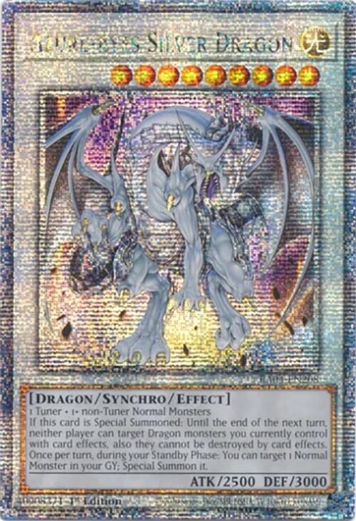 Azure-Eyes Silver Dragon [RA04-EN208] Quarter Century Secret Rare