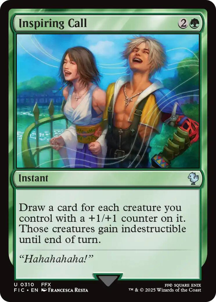 Inspiring Call (Surge Foil) [FINAL FANTASY Commander]