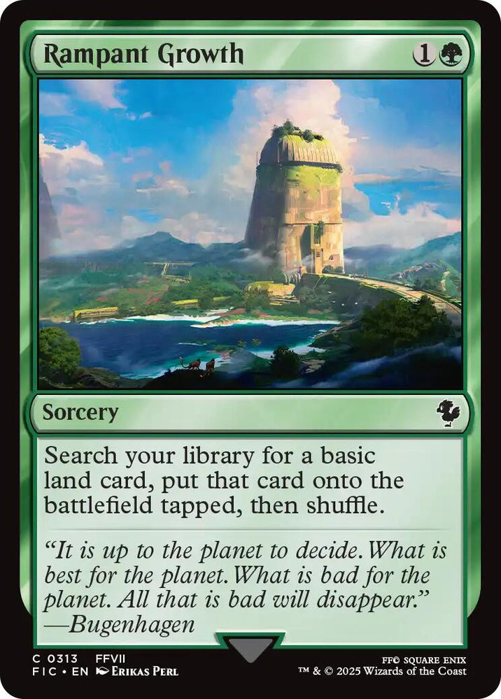 Rampant Growth (Surge Foil) [FINAL FANTASY Commander]