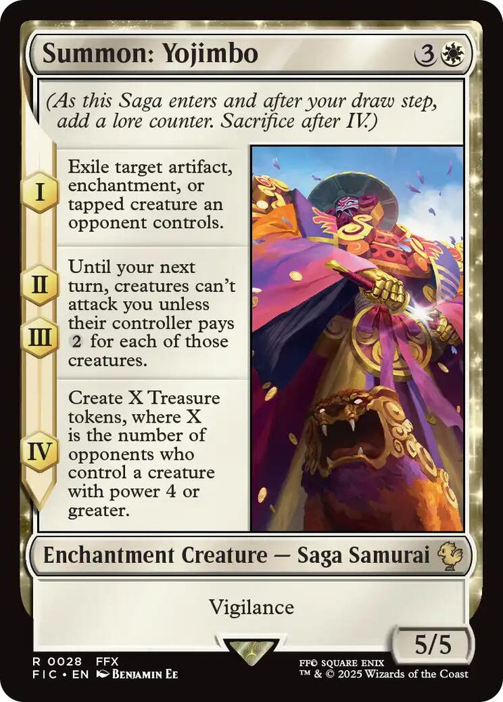 Summon: Yojimbo (Surge Foil) [FINAL FANTASY Commander]