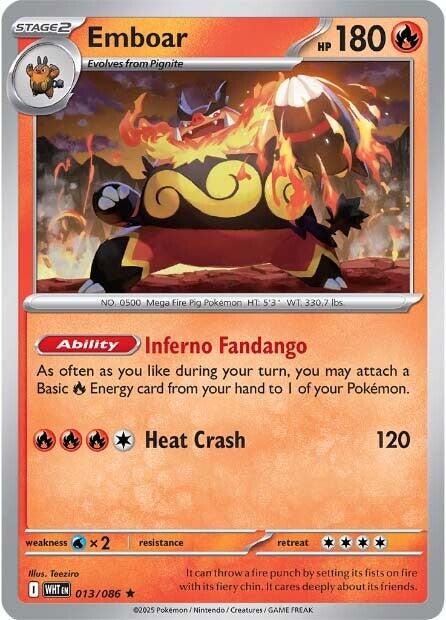 Emboar (013/086) [Scarlet & Violet: White Flare]
