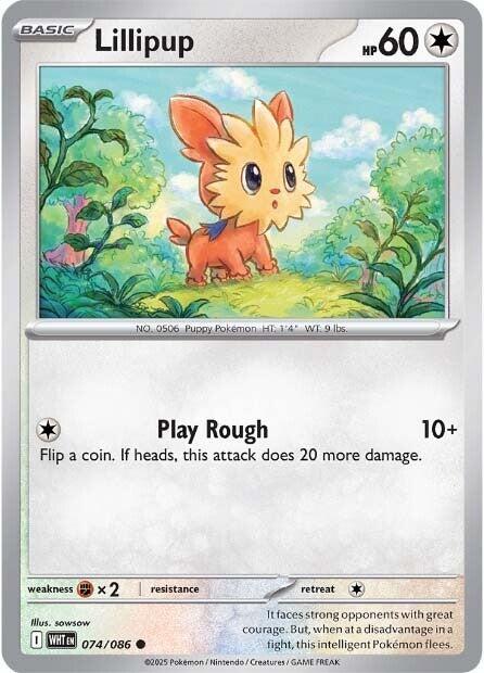 Lillipup (074/086) [Scarlet & Violet: White Flare]