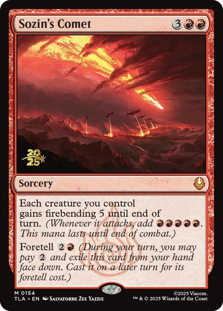 Sozin's Comet [Avatar: The Last Airbender Prerelease Cards]