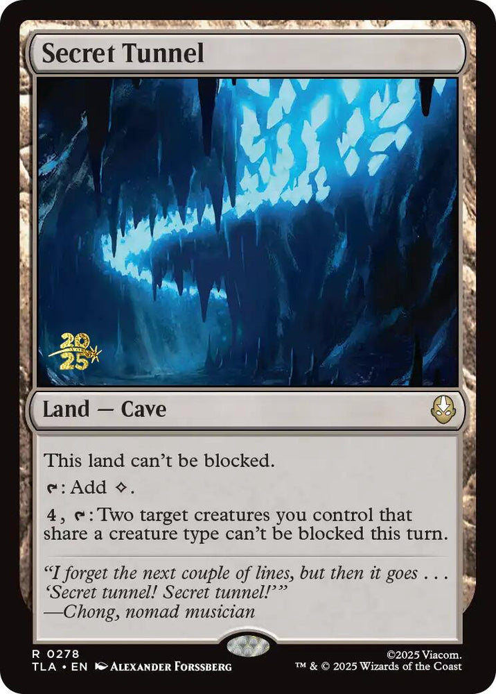Secret Tunnel [Avatar: The Last Airbender Prerelease Cards]