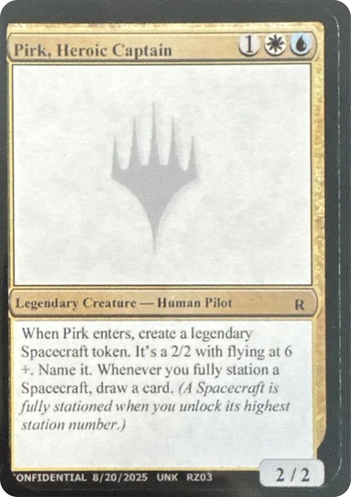 Pirk, Heroic Captain [Unknown Event]