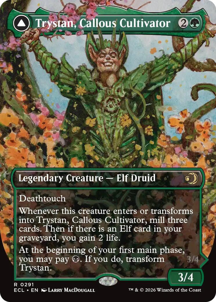 Trystan, Callous Cultivator (Borderless) [Lorwyn Eclipsed]