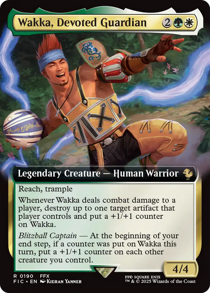 Wakka, Devoted Guardian (Extended Art) [FINAL FANTASY Commander]