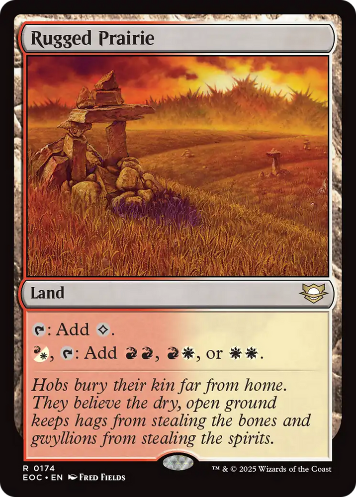 Rugged Prairie [Edge of Eternities Commander]
