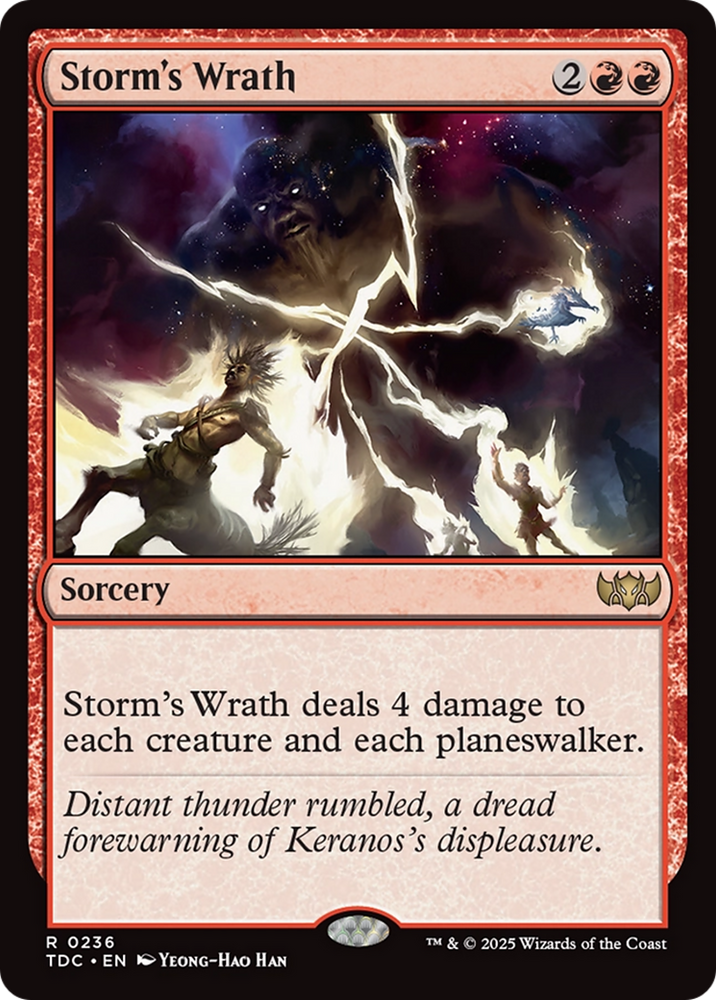 Storm's Wrath [Tarkir: Dragonstorm Commander]