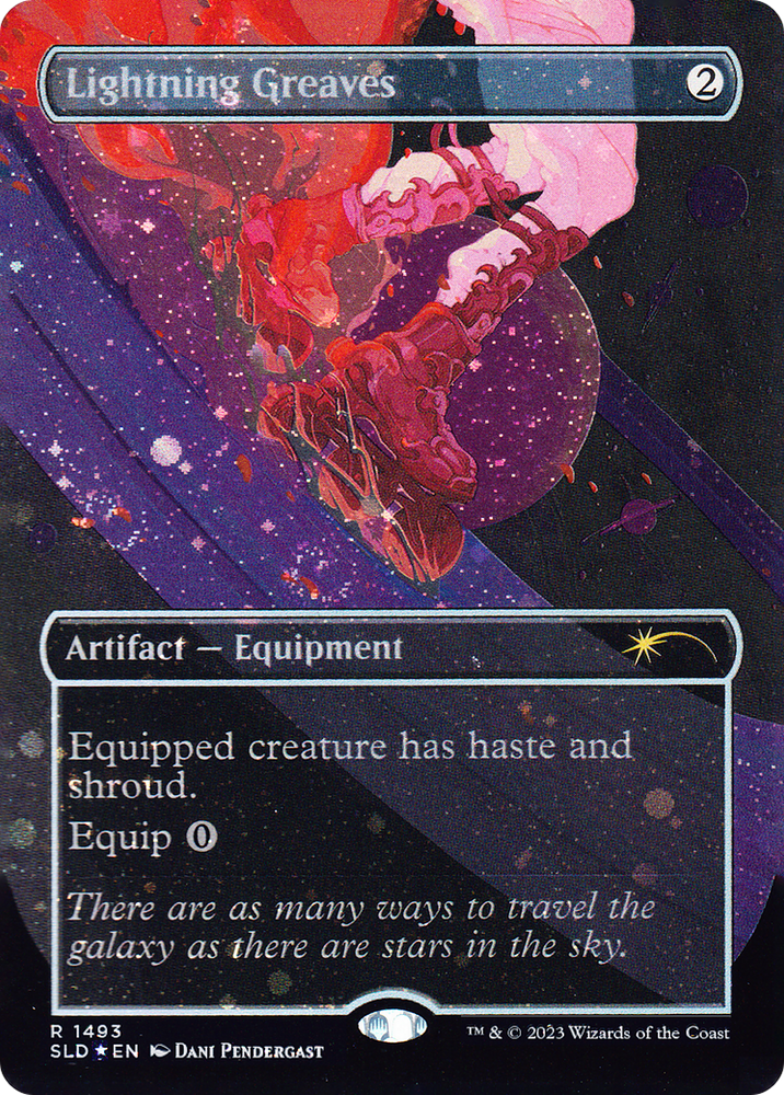 Lightning Greaves (1493) (Galaxy Foil) [Secret Lair Drop Series]