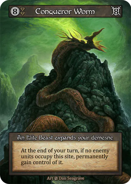 Conqueror Worm - Beta (B) - Sorcery Contested Realm