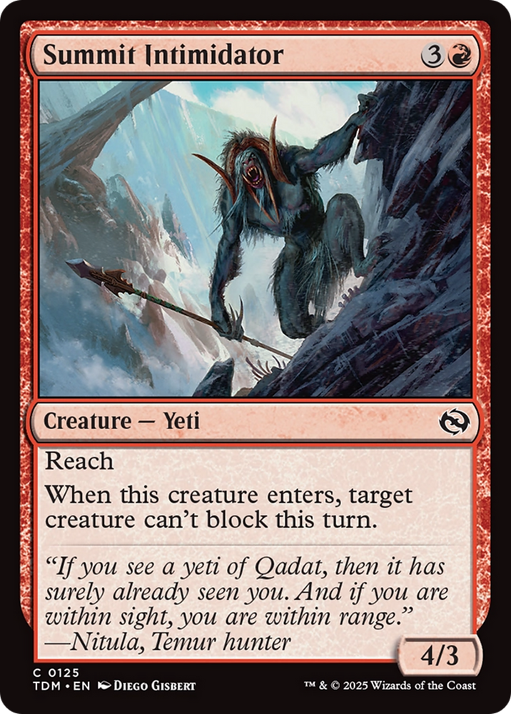 Summit Intimidator [Tarkir: Dragonstorm]