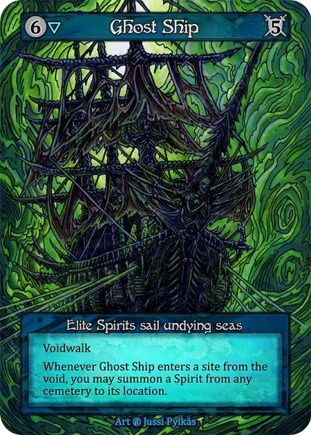 Ghost Ship - Beta (B) - Sorcery Contested Realm