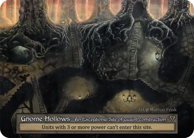 Gnome Hollows - Beta (B) - Sorcery Contested Realm