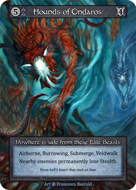 Hounds of Ondaros - Beta (B) - Sorcery Contested Realm