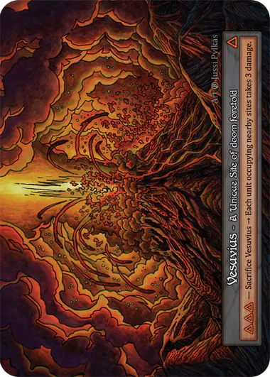Vesuvius (Foil) - Beta (B) -  Sorcery Contested Realm