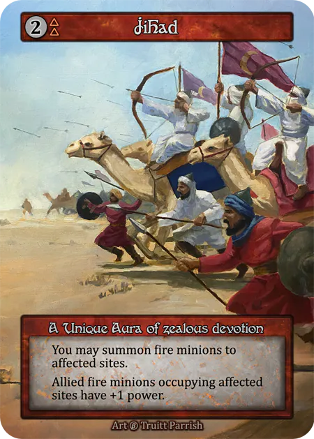 Jihad - Beta (B) -  Sorcery Contested Realm