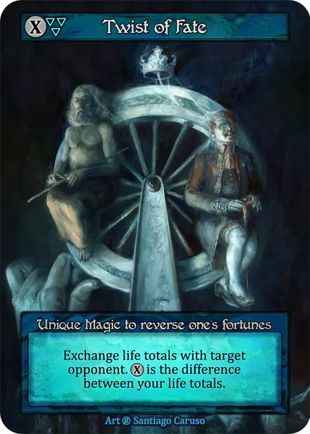 Twist of Fate (Foil) - Beta (B) - Sorcery Contested Realm